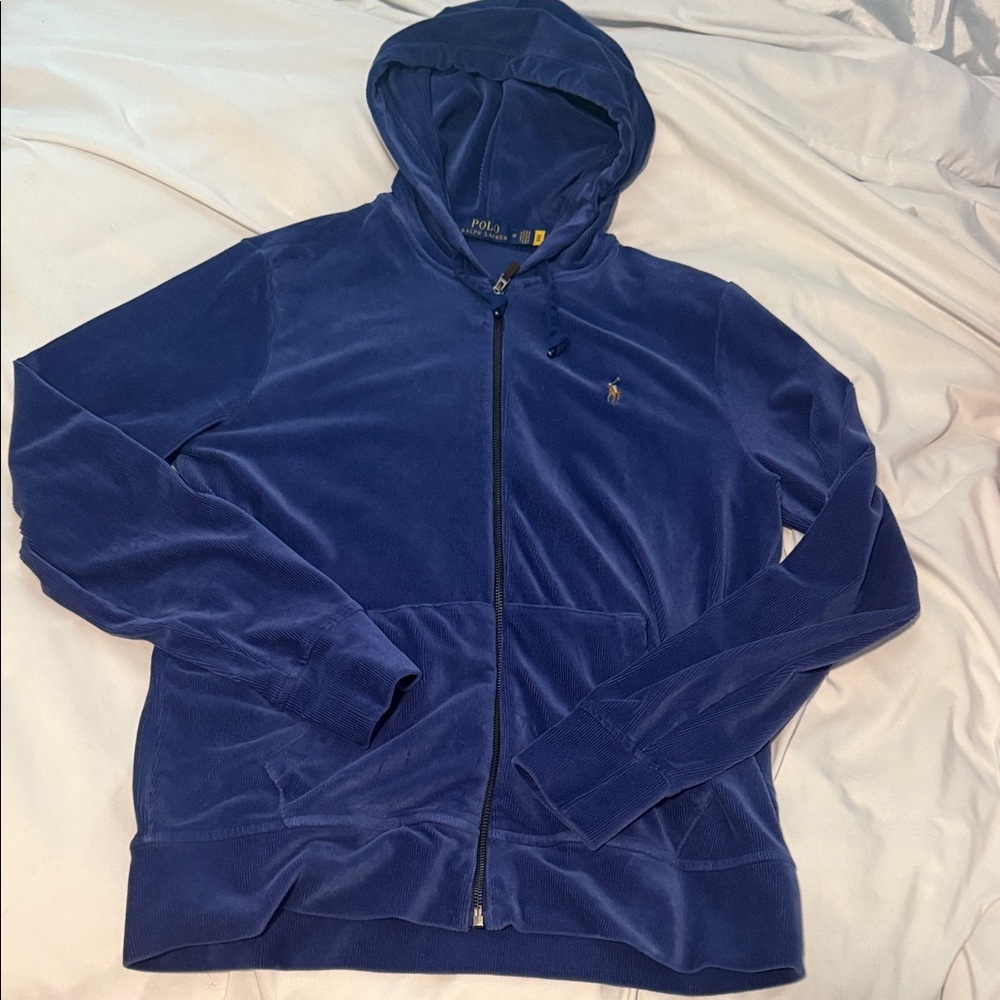 Polo Ralph Lauren Blue Hoodie Medium